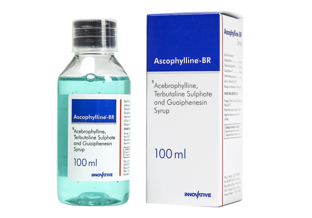Ascophylline Br Syrup Terbutaline Mucolytic Suppliers In India