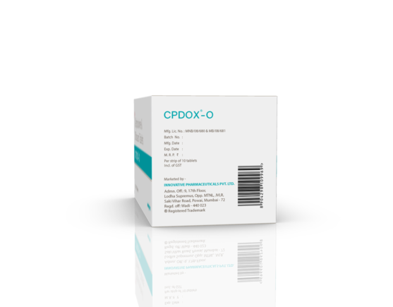 CPDOX-O Tablets (Saphnix)CPDOX-O Tablets (Saphnix) Barcode