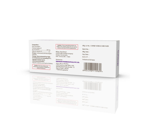 Cititop 500 mg Injection (Pace Biotech) Back