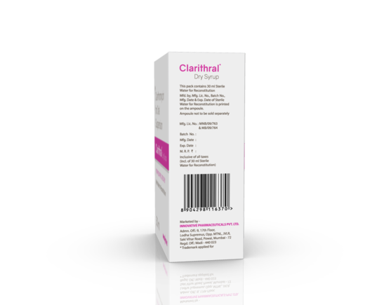 Clarithral Dry Syrup (IOSIS) Left Side