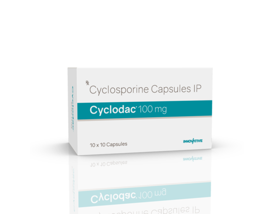 Cyclodac 100 mg Capsules (IOSIS) Left