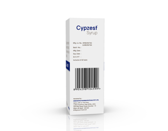 Cypzest Syrup 200 ml (IOSIS) Left Side