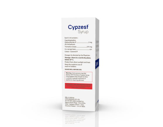 Cypzest Syrup 200 ml (IOSIS) Right Side