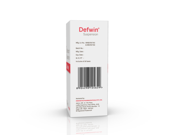 Defwin Suspension 30 ml (IOSIS) Left Side