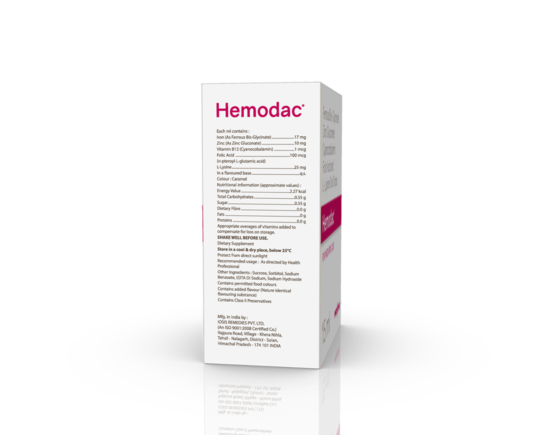 Hemodac Drops 15 ml (IOSIS) Right Side