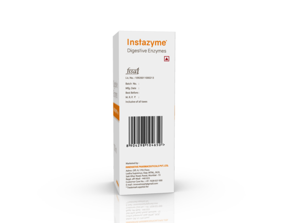 Instazyme Syrup 100 ml (IOSIS) Left Side