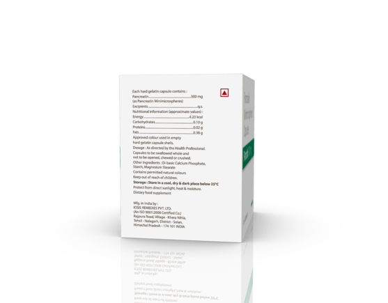 Panzide 300 mg Capsules (IOSIS) Right Side