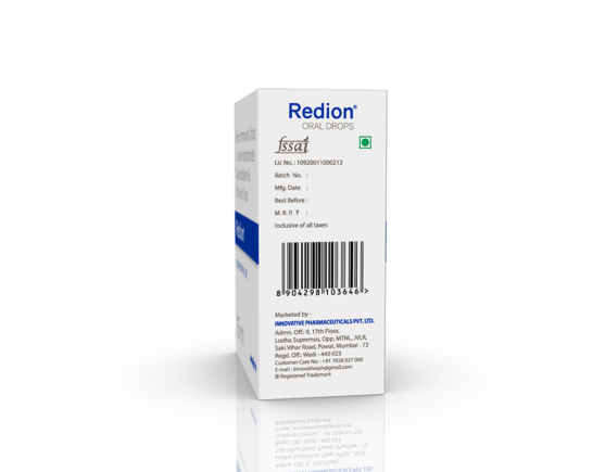 Redion Drops 15 ml (IOSIS) Left Side