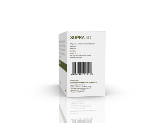 Supra-4G Softgels (Capsoft) (Outer) Barcode