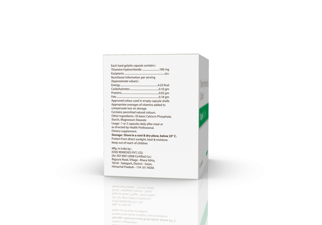 Thiaplex 100 mg Capsules Suppliers in India - Innovative Pharma