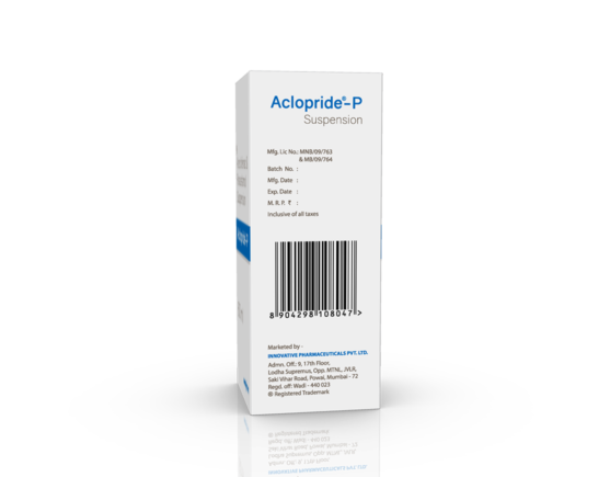 Aclopride-P Suspension 60 ml (IOSIS) Left Side
