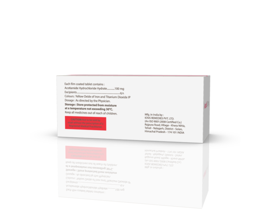 Acocid 100 mg Tablets (IOSIS) Composition