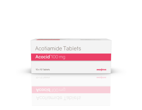 Acocid 100 mg Tablets (IOSIS) Front