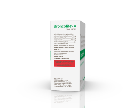 Broncolite-A Drops 15 ml (IOSIS) Right Side
