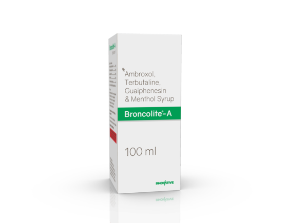 Broncolite-A Syrup 100 ml (IOSIS) Left