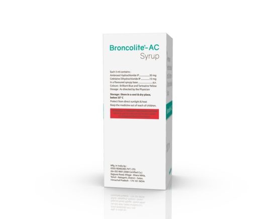 Broncolite-AC Syrup 100 ml (IOSIS) Right Side