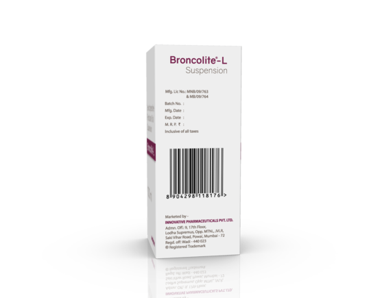 Broncolite-L Suspension 100 ml (IOSIS) Left Side