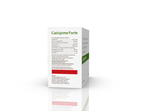 Calcipime Forte Softgels (Capsoft) (Outer) Composition