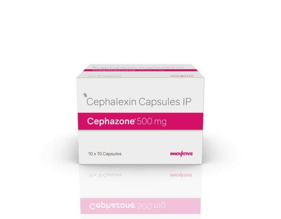 Cephazone 500 mg Capsules (Saphnix) Front