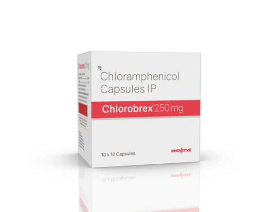 Chlorobrex 250 mg Capsules (IOSIS) Left