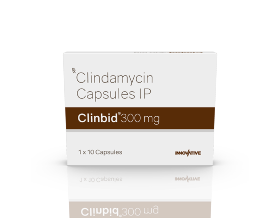 Clinbid 300 mg Capsules (IOSIS) Front