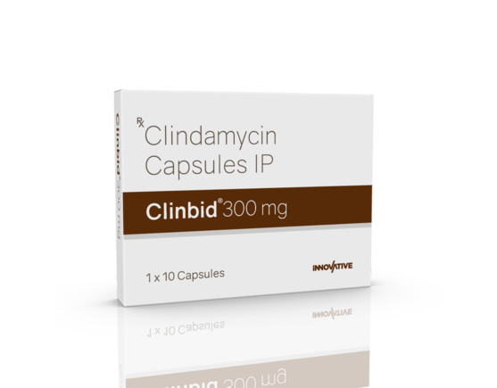 Clinbid 300 mg Capsules (IOSIS) Left