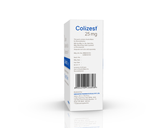 Colizest 25 mg Dry Syrup (IOSIS) Barcode