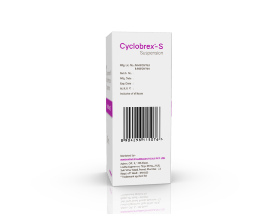 Cyclobrex-S Suspension 60 ml (IOSIS) Left Side