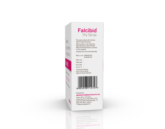 Falcibid Dry Syrup (IOSIS) Left Side