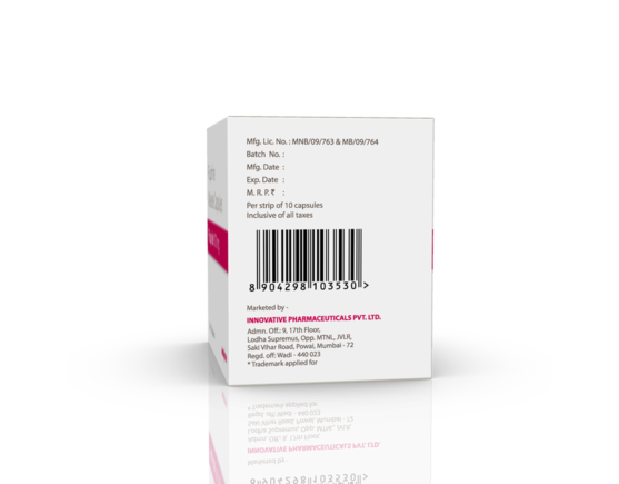 Flupride 100 mg Capsules (IOSIS) Barcode