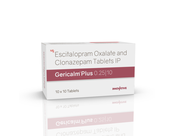 Gericalm Plus 0.25 10 Tablets (IOSIS) Left