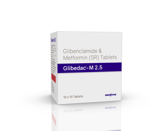 Glibedac-M 2.5 Tablets (IOSIS) Left
