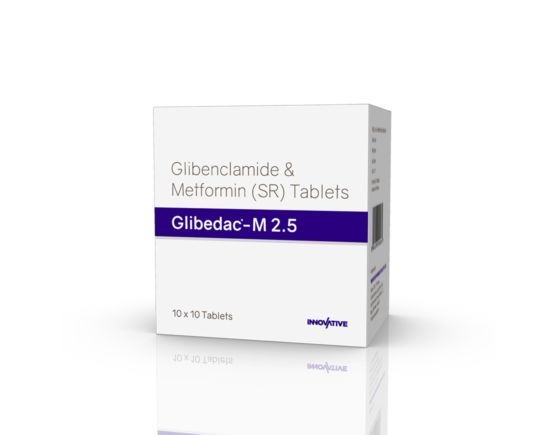 Glibedac-M 2.5 Tablets (IOSIS) Right