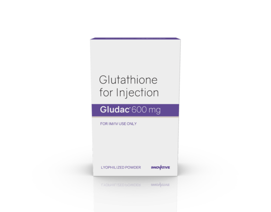 Gludac 600 mg Injection (Pace Biotech) Front