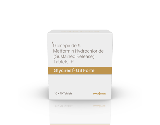 Glycirest-G3 Forte Tablets (IOSIS) Front