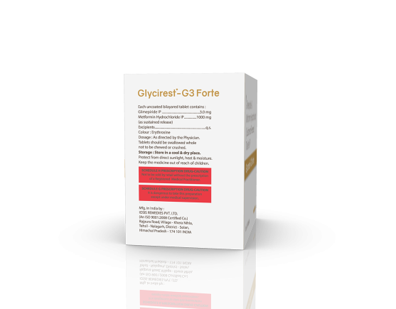 Glycirest-G3 Forte Tablets (IOSIS) Right Side