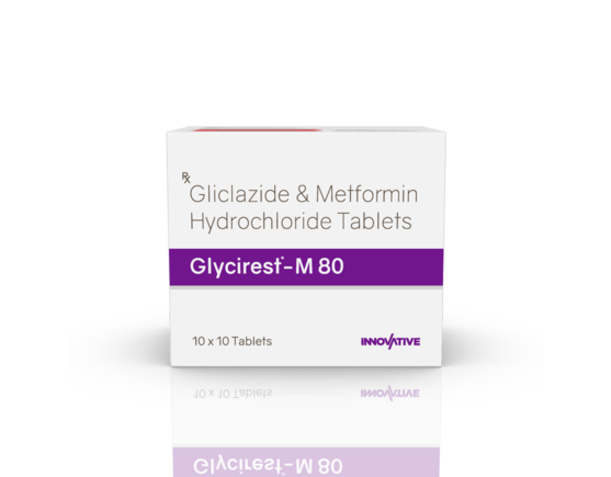 Glycirest-M 80 Tablets (IOSIS) Front (2)