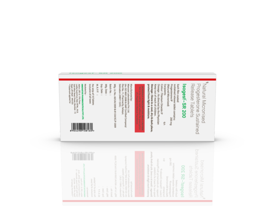 Isogest-SR 200 Tablets (Mancare) (Inner) Barcode & Copmosition