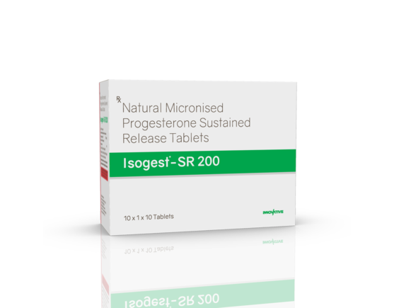 Isogest-SR 200 Tablets (Mancare) (Outer) Left