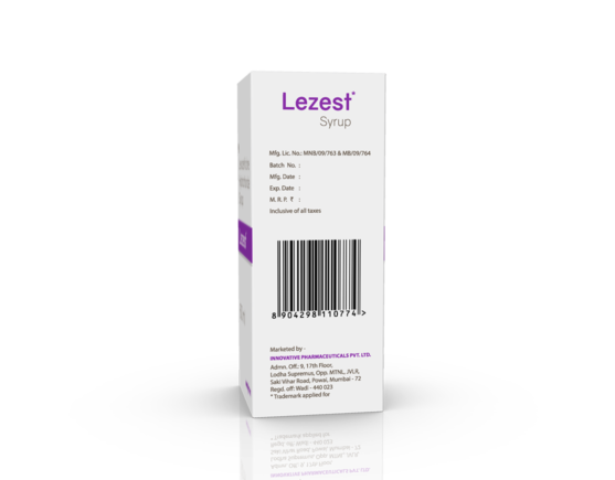 Lelet & Lezest Syrup 60 ml (IOSIS) Left side