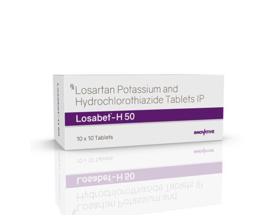 Losabet-H 50 Tablets (IOSIS) Left