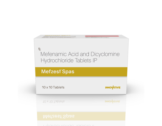 Mefzest Spas Tablets (IOSIS) Front