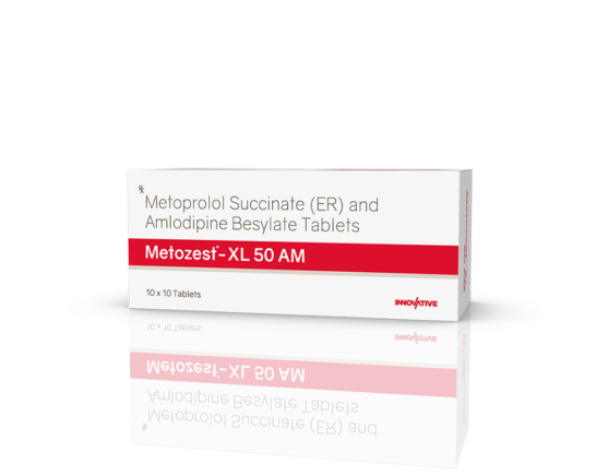 Metozest XL 50 AM Tablets (IOSIS) Right