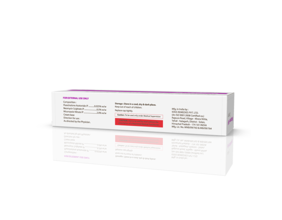 Micoprax-NF Cream 15 gm (IOSIS) Right Side