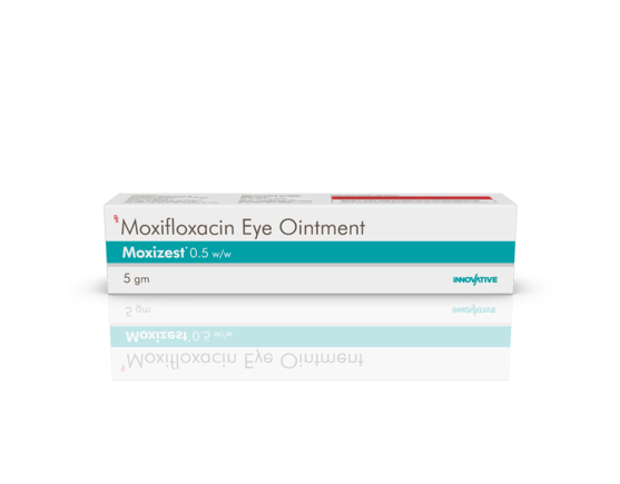 Moxizest Eye Ointment (Lenus) Front