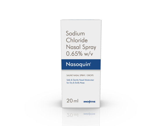 Nasoquin Nasal Spray 20 ml (Aishwariya Healthcare) Front