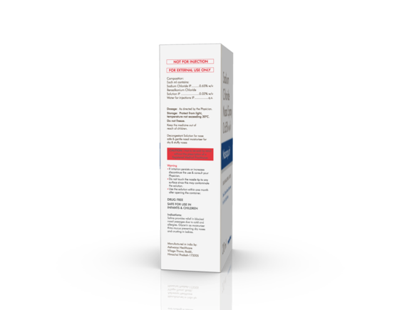 Nasoquin Nasal Spray 20 ml (Aishwariya Healthcare) Right Side