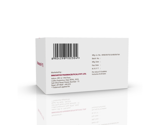 Neurozest-P 75 Tablets (IOSIS) Left Side