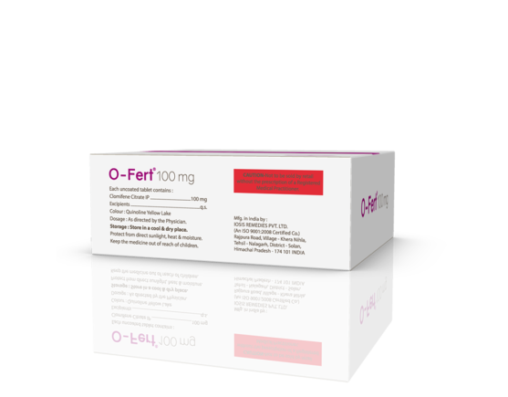 O-Fert 100 mg Tablets (IOSIS) Right Side