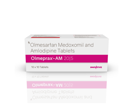 Olmeprax-AM 20 5 Tablets (IOSIS) Front